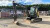 2015 VOLVO EC50 rubber tracked excavator (s/n C00005318) with bucket, blade, piped & Q/hitch