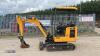 2021 JCB 16C rubber tracked excavator (s/n 3029514) with bucket, blade, piped & expanding tracks - 2