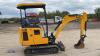 2021 JCB 16C rubber tracked excavator (s/n 3029514) with bucket, blade, piped & expanding tracks - 6