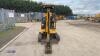 2021 JCB 16C rubber tracked excavator (s/n 3029514) with bucket, blade, piped & expanding tracks - 8