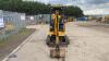 2021 JCB 16C rubber tracked excavator (s/n 3029602) with bucket, blade, piped & expanding tracks - 12