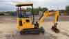 2021 JCB 16C rubber tracked excavator (s/n 3029283) with bucket, blade, piped & expanding tracks - 6