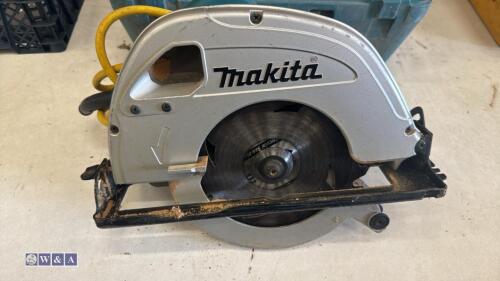 MAKITA 5704R 110v circular saw c/w case