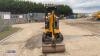 2021 JCB 16C rubber tracked excavator (s/n 3029283) with bucket, blade, piped & expanding tracks - 8