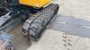 2021 JCB 16C rubber tracked excavator (s/n 3029283) with bucket, blade, piped & expanding tracks - 17