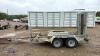 INDESPENSION 2.7t twin axle plant trailer (3385826) with DIGADOC Ultra system - 2