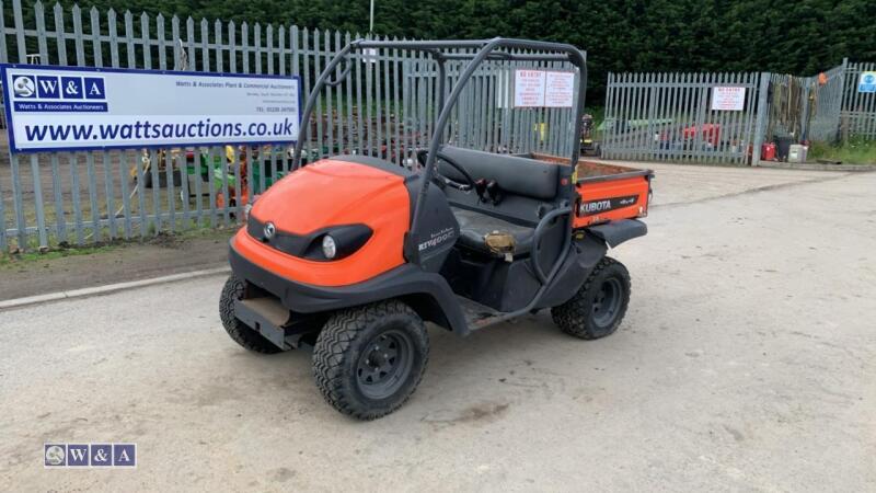 2016 KUBOTA RTV400 4wd petrol utility vehicle (s/n 50602)