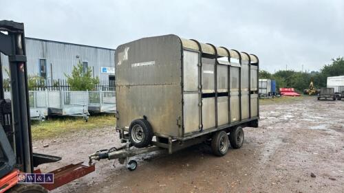 IFOR WILLIAMS 3.5t twin axle livestock trailer (s/n IH12X6)