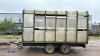 IFOR WILLIAMS 3.5t twin axle livestock trailer (s/n IH12X6) - 2