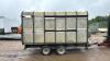 IFOR WILLIAMS 3.5t twin axle livestock trailer (s/n IH12X6) - 6