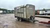 IFOR WILLIAMS 3.5t twin axle livestock trailer (s/n IH12X6) - 7