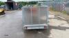 6 x 4 single axle trailer c/w mesh side & ramp door (unused) - 4