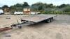 BLUELINE 18' x 7' twin axle 3.5t flatbed trailer