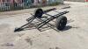 Single axle 2-bike motorbike trailer