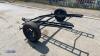 Single axle 2-bike motorbike trailer - 3