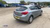 2011 VAUXHALL ASTRA EXCLUSIV 1.7 CDTI 5-door 6-speed manual diesel hatchback car (FR11 EWO)(V5 in office)(All hour and odometer readings are unverified and unwarranted) - 5