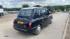 2009 BLACK LONDON TAXIS INT TX4 diesel ''advertising vehicle'' (LR59 ZTC)(Part V5 in office) - 5