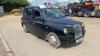 2009 BLACK LONDON TAXIS INT TX4 diesel ''advertising vehicle'' (LR59 ZTC)(Part V5 in office) - 6