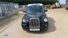 2009 BLACK LONDON TAXIS INT TX4 diesel ''advertising vehicle'' (LR59 ZTC)(Part V5 in office) - 7