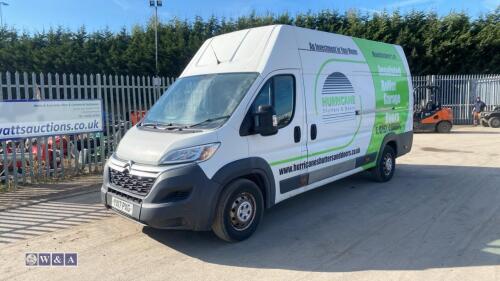 2017 CITROEN RELAY 35 H-Y L4H3 EPRISE 6-speed diesel van (YX17 PXG)(MoT 20th September 2024)(V5 in office)