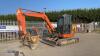 2009 HITACHI Zaxis U50 rubber tracked excavator (s/n H00013701) with 3 buckets, blade, piped & Q/hitch