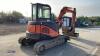 2009 HITACHI Zaxis U50 rubber tracked excavator (s/n H00013701) with 3 buckets, blade, piped & Q/hitch - 6