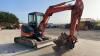 2009 HITACHI Zaxis U50 rubber tracked excavator (s/n H00013701) with 3 buckets, blade, piped & Q/hitch - 7