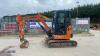 2019 HITACHI Zaxis 26U rubber tracked excavator (s/n ZV00050601) with bucket, blade, piped & Q/hitch - 2