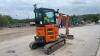 2019 HITACHI Zaxis 26U rubber tracked excavator (s/n ZV00050601) with bucket, blade, piped & Q/hitch - 5