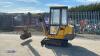 JCB 801 rubber tracked excavator with bucket, blade, piped & cab - 3