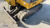 JCB 801 rubber tracked excavator with bucket, blade, piped & cab - 12