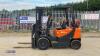 2018 DOOSAN G20P 2t gas driven forklift truck (s/n 2760 00850) with triple mast & side-shift - 2