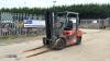 2015 NEXEN FDX25 2.5t diesel driven forklift truck (s/n X2T1843G) with triple mast & side-shift