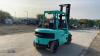 MITSUBISHI FD40 4t diesel driven forklift truck (s/n 50048) with duplex mast - 5