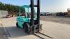 MITSUBISHI FD40 4t diesel driven forklift truck (s/n 50048) with duplex mast - 6