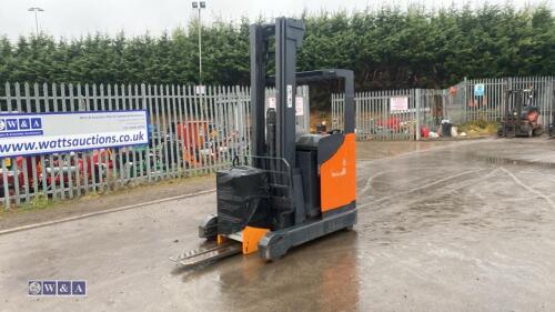 BOSS WRL16 1.6t battery driven reach truck (s/n 91002235) with charger