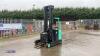 MITSUBISHI battery driven reach truck with charger