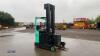 MITSUBISHI battery driven reach truck with charger - 6