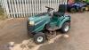 2012 GT 30M petrol ride on mower (s/n 00019060)