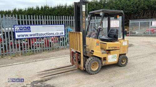 HYSTER H1.50 1.5t diesel driven forklift truck (s/n C1B6236J) with duplex mast