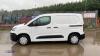 2020 CITROEN BERLINGO 650 EN-PRISE BLUE HDI 3-seater panel van with side loading door (CE20 XMS)(MoT 3rd March 2025)(V5, MoT & spare key in office) - 2