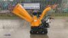 RATO twin engine 15hp & 7hp petrol rubber tracked wood chipper (120mm) (unused) - 2