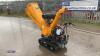 RATO twin engine 15hp & 7hp petrol rubber tracked wood chipper (120mm) (unused) - 3