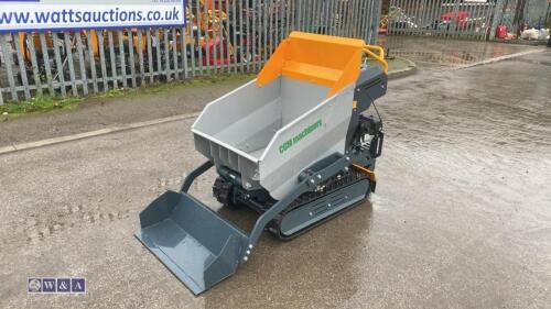 RATO petrol self loading rubber tracked barrow (unused)