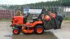 2011 KUBOTA G23-2 hydrostatic diesel mower, twin cutting deck & high tip collector (s/n 14389) - 2