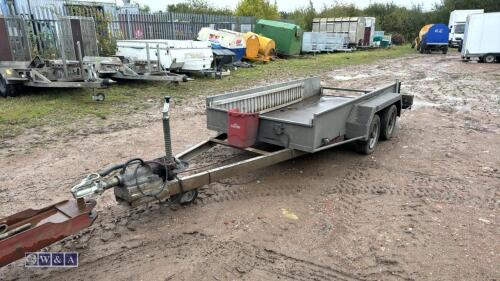 HAZELWOOD 3.5t twin axle plant trailer with ramps