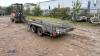 HAZELWOOD 3.5t twin axle plant trailer with ramps - 3