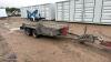 HAZELWOOD 3.5t twin axle plant trailer with ramps - 7