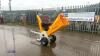 RATO 15hp petrol towable wood chipper (120mm) (unused) - 3