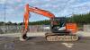 2020 HITACHI ZAXIS 130LCN steel tracked excavator with clip on pads (s/n H00102668) with 1 x bucket - 2